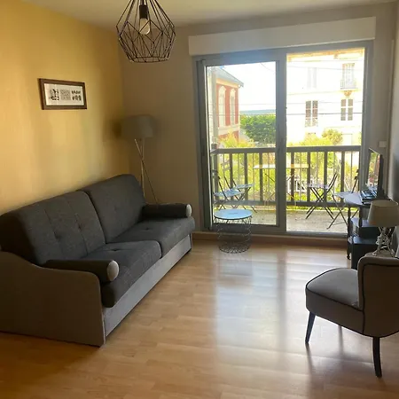 Cabourg, 4 Pers, Balcon, A 50m, Parking, Wifi דירה קאבורג