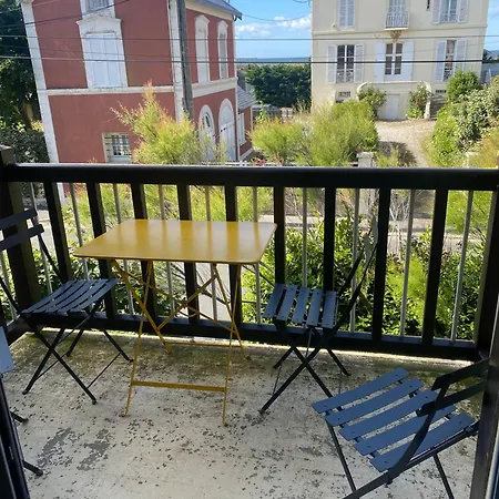 Cabourg, 4 Pers, Balcon, A 50m, Parking, Wifi דירה *
